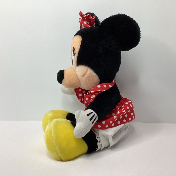 Disneyland Disney World Vintage Minnie Mouse 1980s 10" Plush Doll Stuffed Animal - Picture 2 of 9